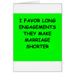 ENGAGEment Greeting Card