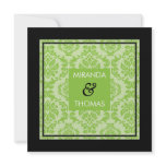 ENGAGEMENT INVITATIONS :: damask colors 1