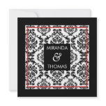 ENGAGEMENT INVITATIONS :: damask colors 11