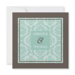 ENGAGEMENT INVITATIONS :: damask colors 5