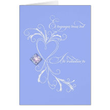 engagement invite greeting card