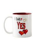 Engagement mugs