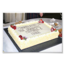 ENGAGEMENT PARTY: THE CAKE! PHOTO ART