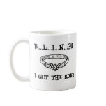 Engagement Ring Bling Coffee Mug