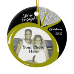 Engagement Ring Photo Ornament