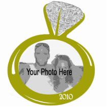 Engagement Ring Photo ornament