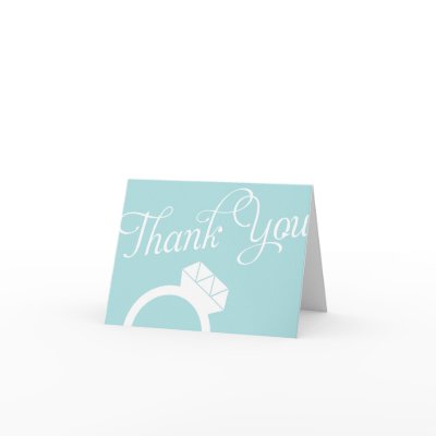 Engagement Ring Thank You Cards by heartlocked