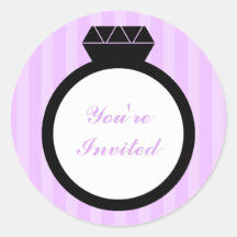Engagement Ring Wedding Seals Sticker