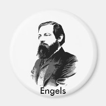 Engels Fridge Magnet