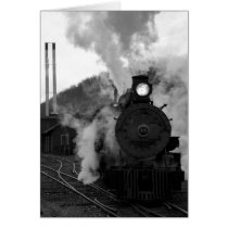 Engine Number 15 - Exiting The Yard Card