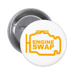 Engine Swap dark Pinback Buttons