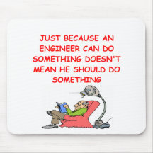 engineer engineering joke mouse pads
