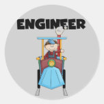 ENGINEER T-shirts and Gifts Round Stickers