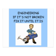 ENGINEERING POSTCARD