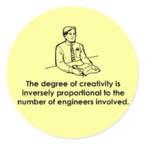 Engineers & Creativity Stickers