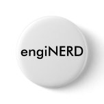 engiNERD Pinback Buttons