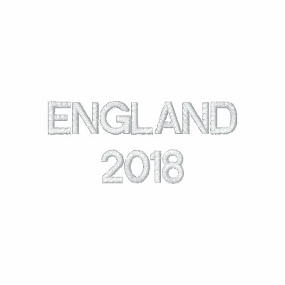 ENGLAND 2018 EMBROIDERED HOODED SWEATSHIRT by mookieb10