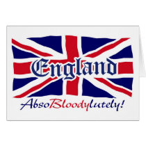 England Absobloodylutely 4 Cards
