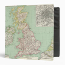 England and Ireland Vinyl Binder