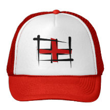 England Brush Flag Hats