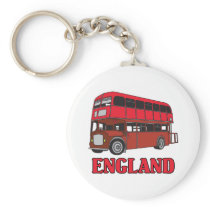 England Bus Keychains