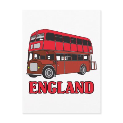 England Bus Post Card by teyes143
