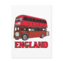 England Bus Post Card