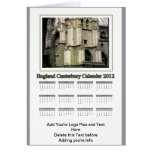 England Canterbury Calender 2012 The MUSEUM Zazzle Greeting Cards