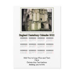 England Canterbury Calender 2012 The MUSEUM Zazzle Postcards
