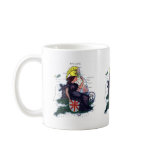 England Caricature Map Mug