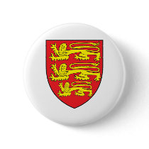 England Coat Of Arms Pinback Buttons