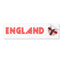 England Cricket Ball Bumper Stickers