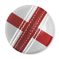 England Cricket Ball Fridge Magnets