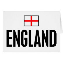 England Cross Greeting Cards