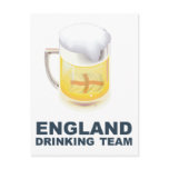 England Drinking Team Post Card