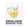 England Drinking Team Post Card