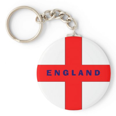 england, E N G L A N D Key Chains by jackyboy11