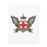 England Emblem Post Card