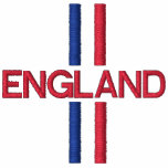 England Embroidered Polo Shirt Front & Back