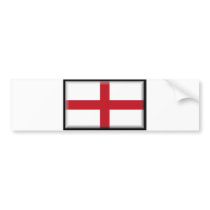England Flag Bumper Sticker