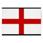 England Flag Greeting Card