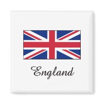 England Flag Design Fridge Magnet