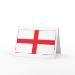 England Flag Greeting Card