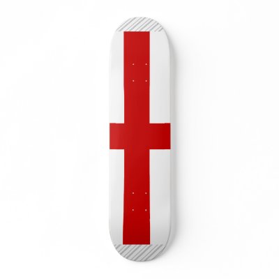 England Flag Custom Skateboard by coolcountry