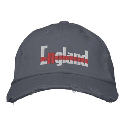 England flag St. Georges flag Embroidered Baseball Caps by EnglandShirt