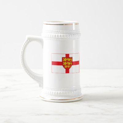England Flag with coat of arms Mug by FlagTshirts