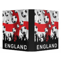 England Football Vinyl Binders