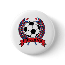 England Football Pinback Button
