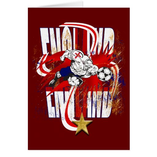England football explosion soccer gifts card