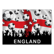 England Football Greeting Cards